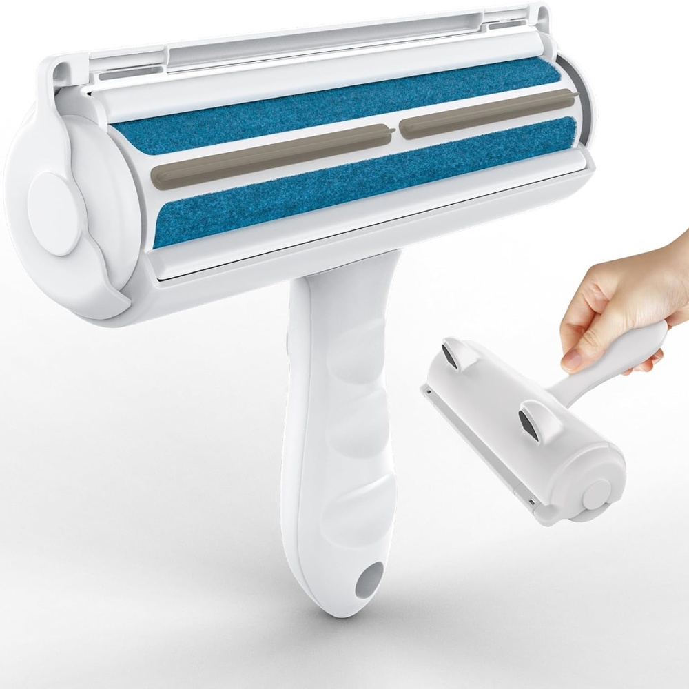 Pet Hair Remover - Extra Sticky Lint Reusable Roller for Dog & Cat Hair Removal